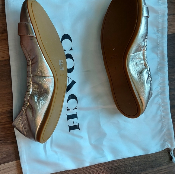COACH ballet flats size 9 - Picture 2 of 4